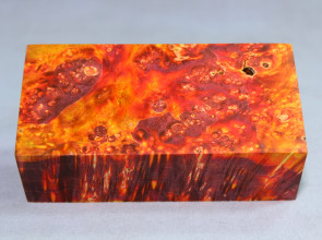 Stabilized Maple Burl Wood Mod Block